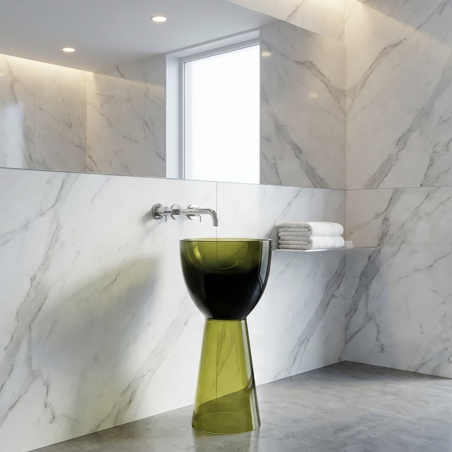 resin pedestal basin CPG-6636Z