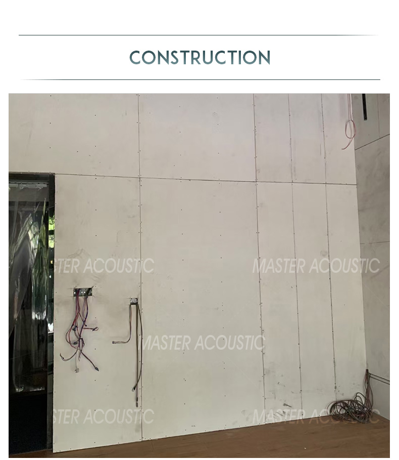 damping sound insulation board construction