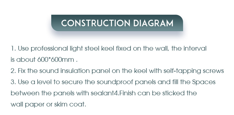 install damping sound insulation board