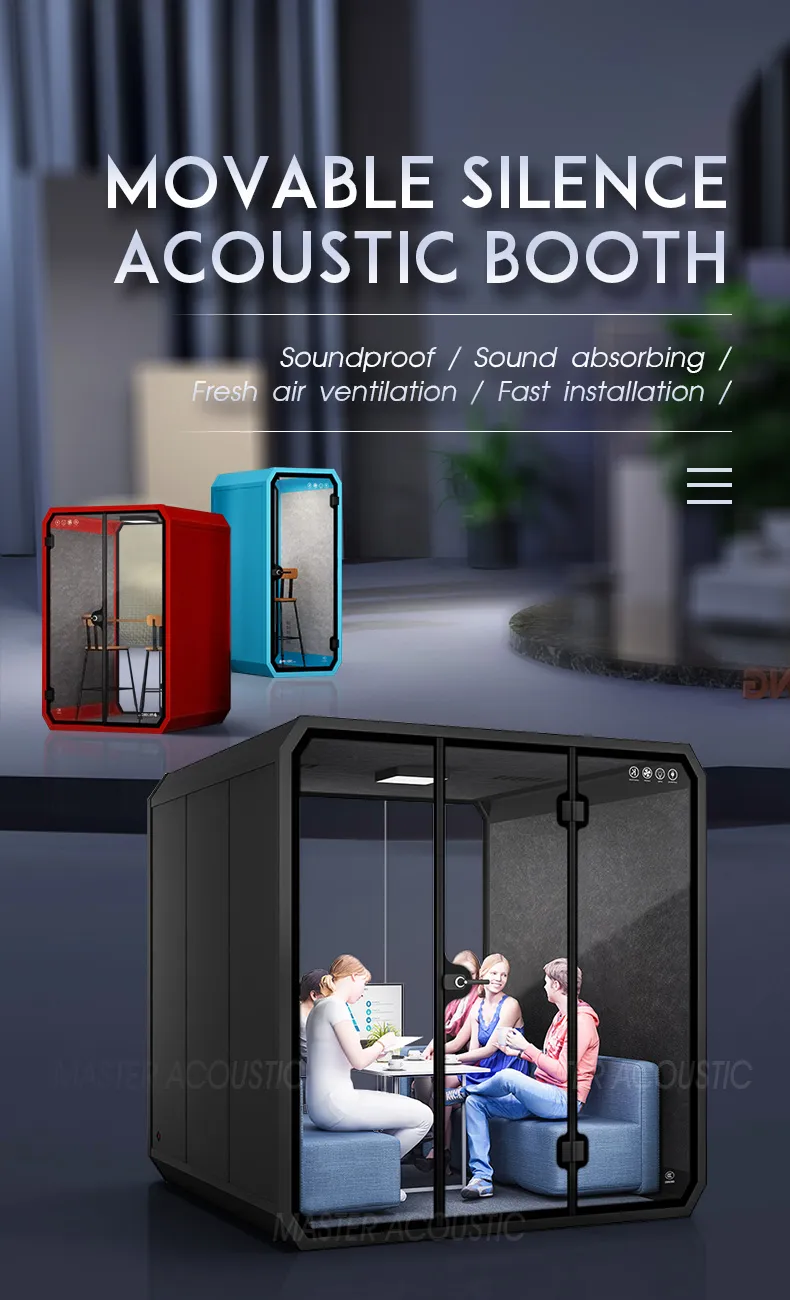 movable silence acoustic booth