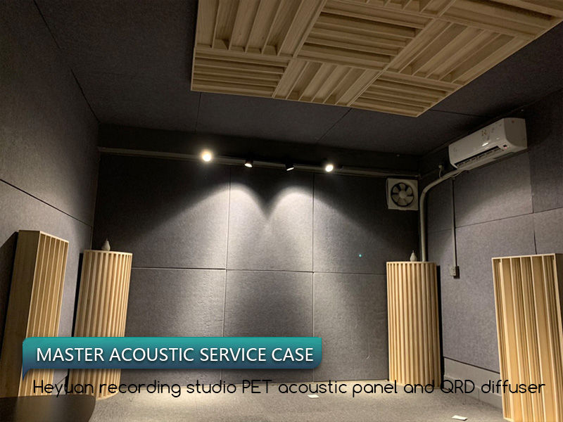 Heyuan-recording-studio-PET-acoustic-panel-and-QRD-diffuser01
