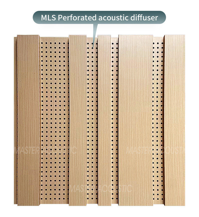 MLS perforated acoustic diffuser