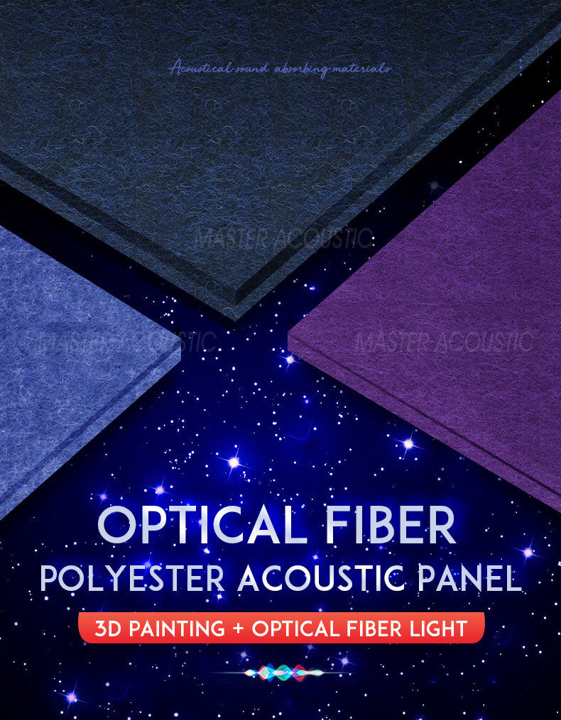 star optical fiber PET ceiling panel design
