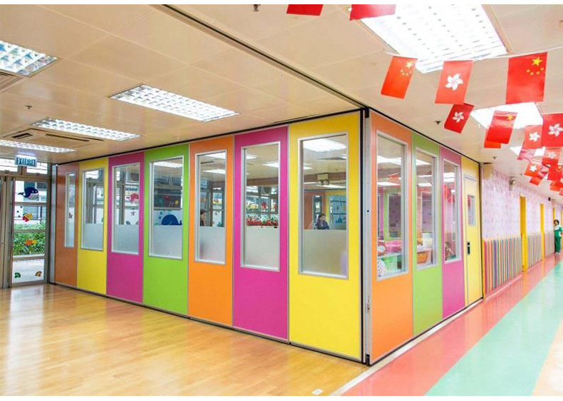 colorful movable sound proof partition