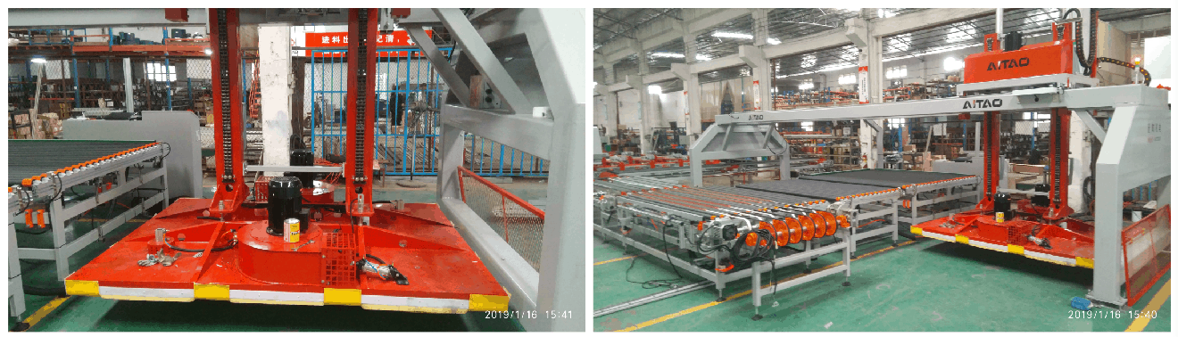 Ceramic Tile Processing with Sponge Suction Cup Brick Machines