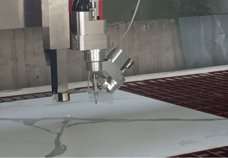 Precision waterjet cutting