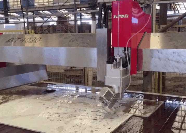 Abrasive waterjet cutting