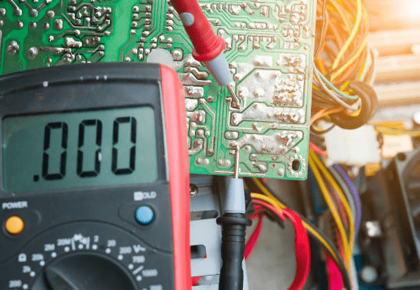 Test continuity with a multimeter