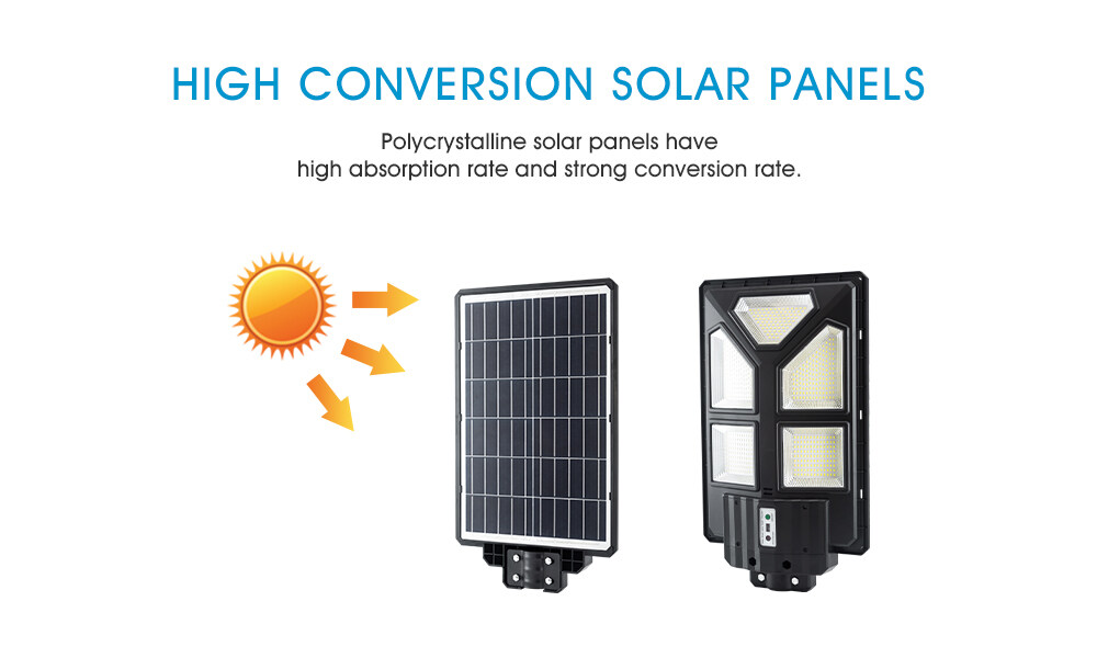 high conversion solar panels