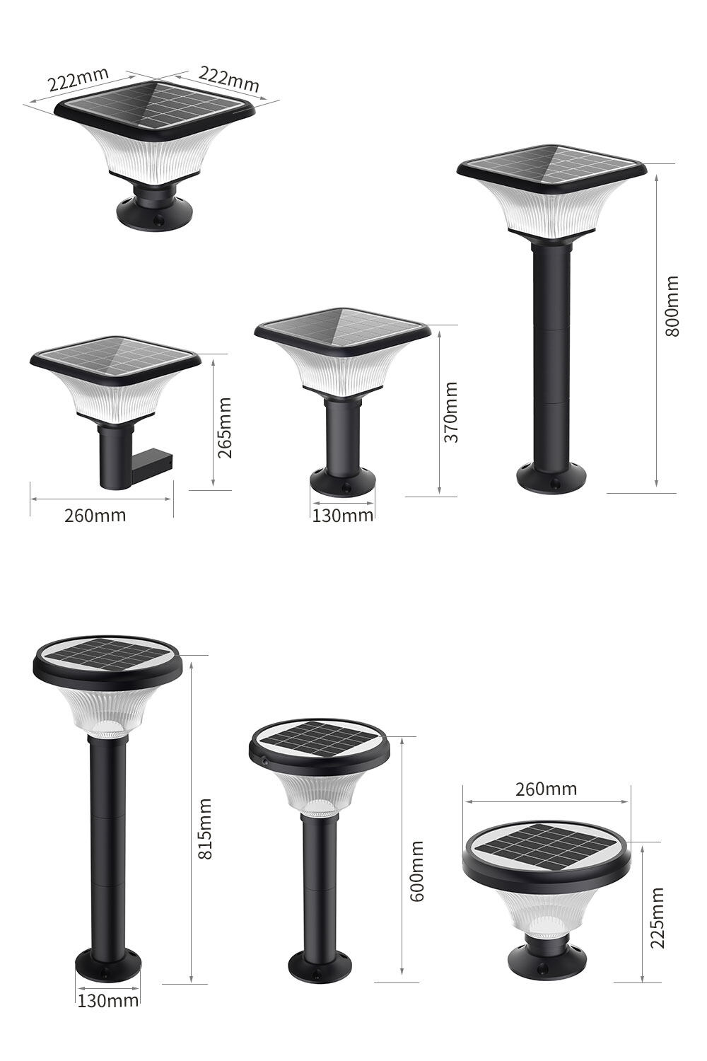 bulk solar garden lights