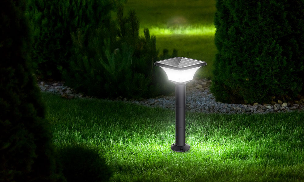Bollard Solar Garden Lights For Landscape Lighting