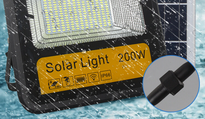 Remote Controlled Solar Powered Flood Light