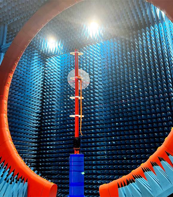 Antenna Testing in Our Anechoic Chamber
