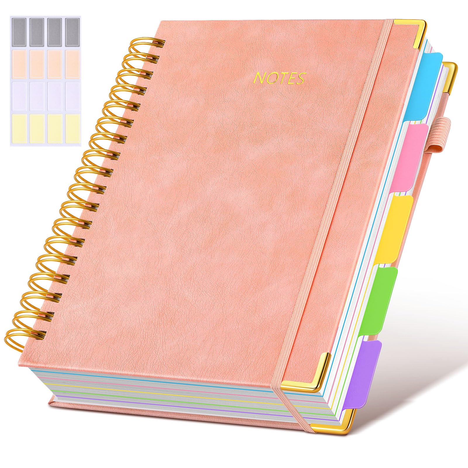 Lined Hardcover Spiral Notebook