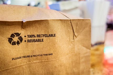 A coffee brand using kraft paper bags with biodegradable ink prints.