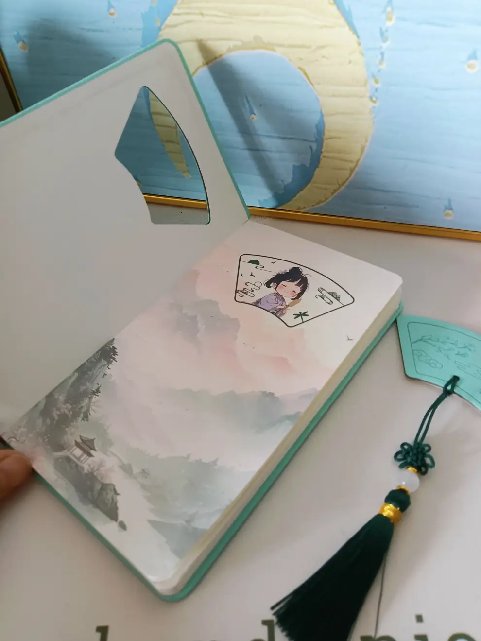 Bookmark-Integrated Notebook