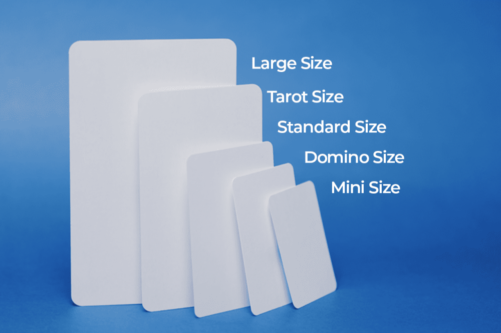 Standard Fancy Playing Card Sizes