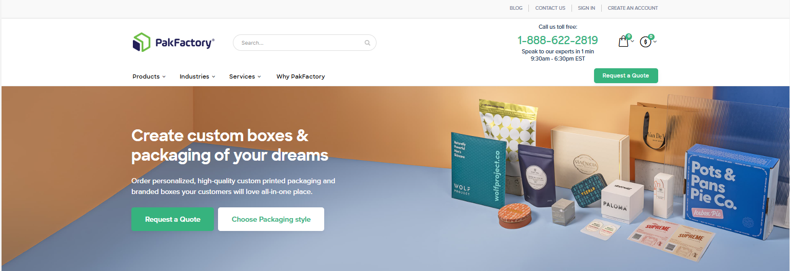 custom packaging providers