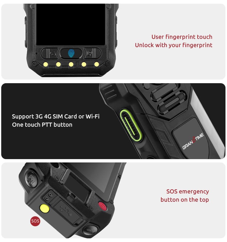 4G 5G Body Worn Camera for Bodyguard Service