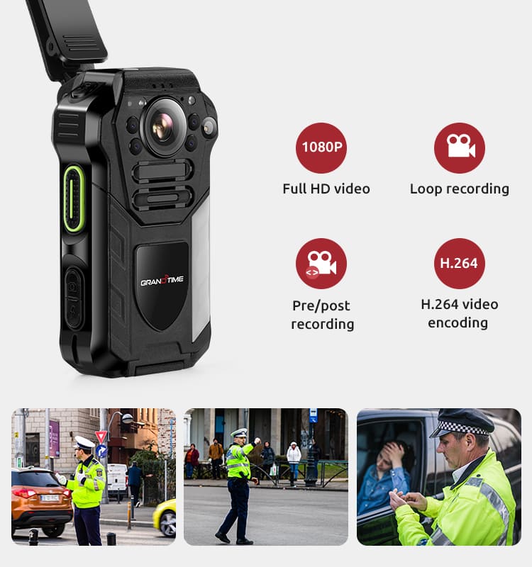 4G Body Worn Camera for Bodyguard Service Law Enforcement
