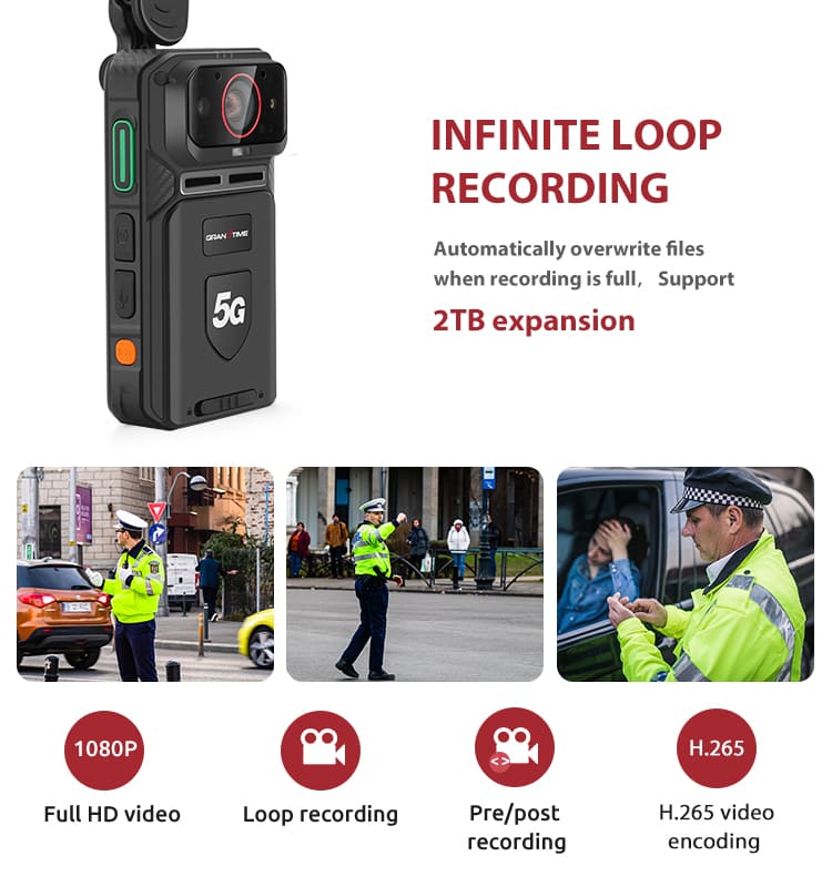 5G Police Body Camera for Utilities