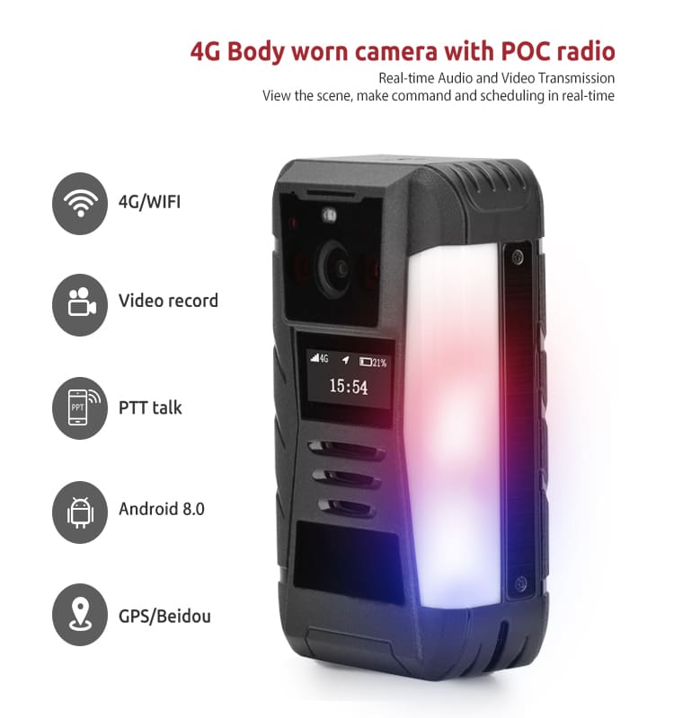 4G Body Camera for Public Security