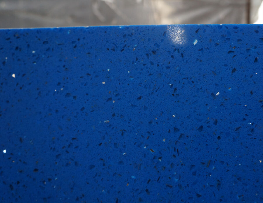 SS1813 Crystal Light Blue Composite Stone Countertops Kitchen Countertops