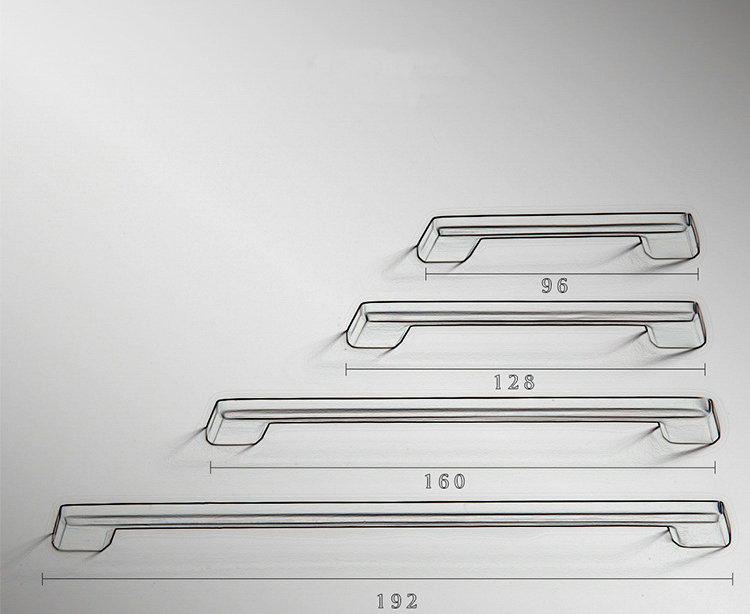 ZN051 Furniture Handle Drawing