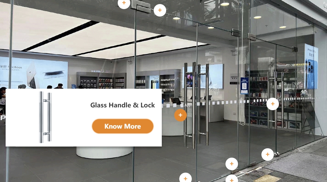 custom glass door handle manufacturer