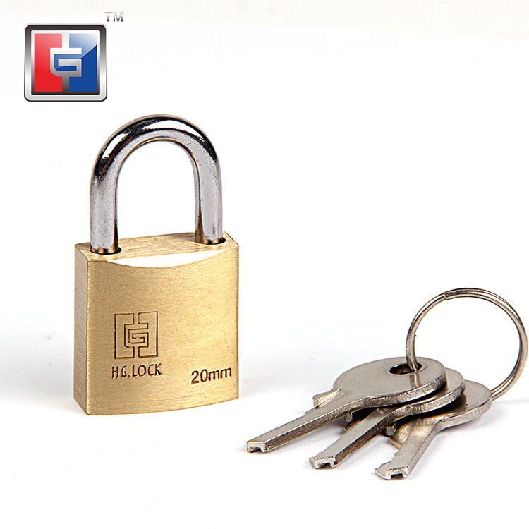 25MM SMALL LUGGAGE SAFETY HEAVY DUTY SOLID BRASS PADLOCK