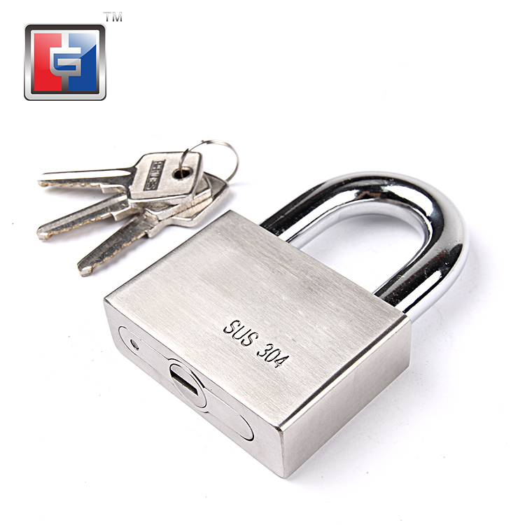 70MM ANTI DRILL STRONG STAINLESS STEEL DOUBLE PIN PADLOCK