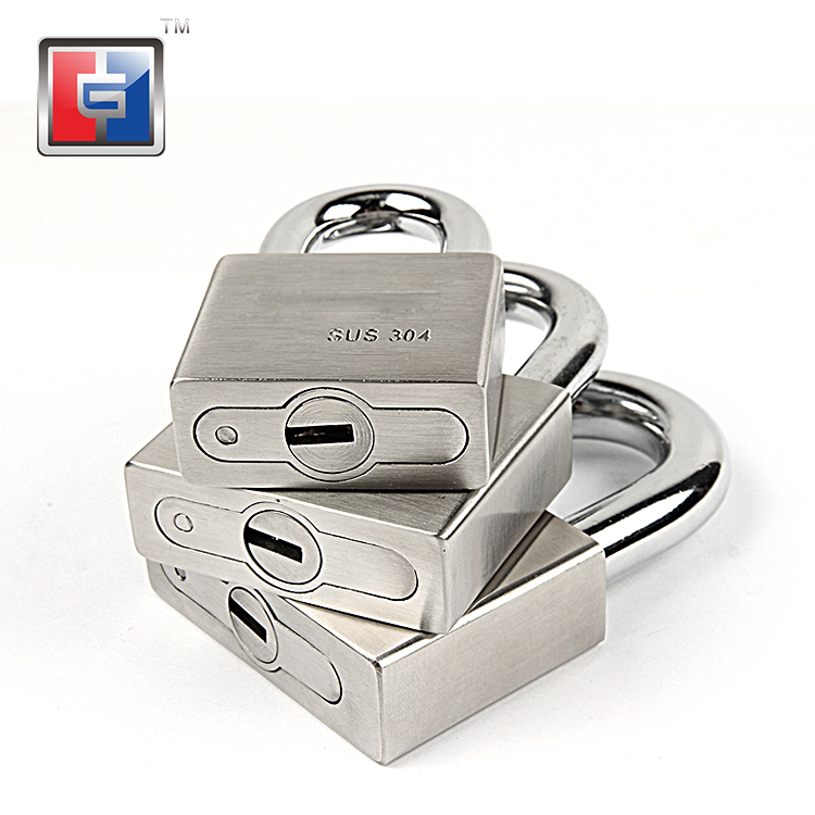 70MM ANTI DRILL STRONG STAINLESS STEEL DOUBLE PIN PADLOCK