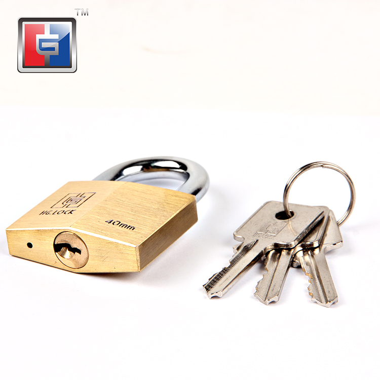 防水黄铜钥匙安全挂锁