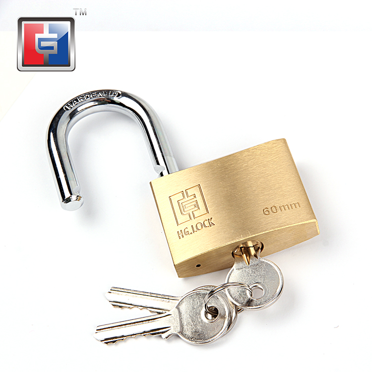 60毫米顶级安全实心黄铜重型最佳挂锁