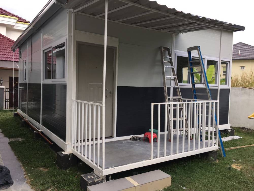 3 bedroom mobile prefab home with elevation