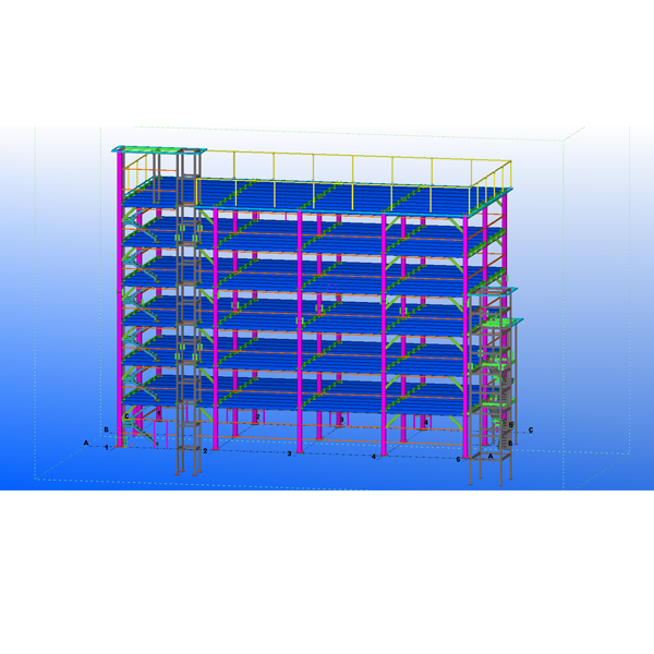 Maldives Steel Structure 7-Story Building With Insulated Panels