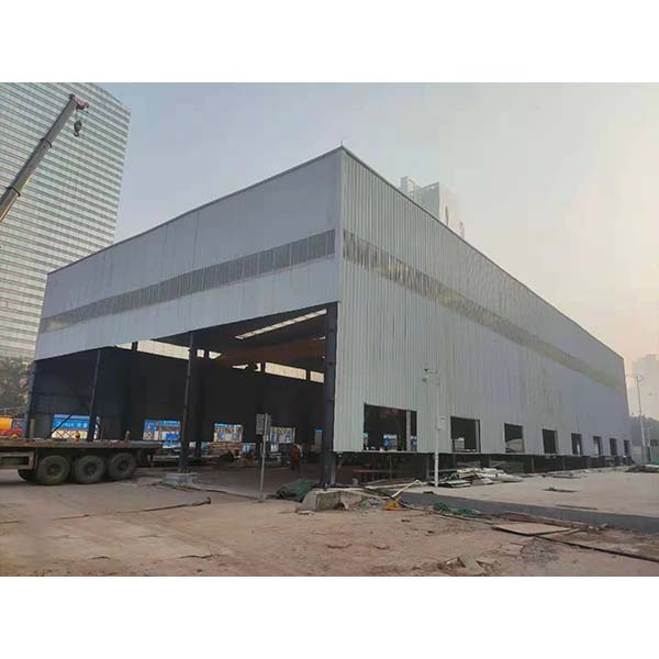 Prefabricated Industrial Warehouse Building High Structural Stability Steel Structures