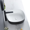 Square Above Counter Table Top Designer Wash Basin Vessel Porcelain Sink