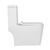 Bathroom Ceramic WC Dual Flush Floor Mounted Modern One Piece Toilet