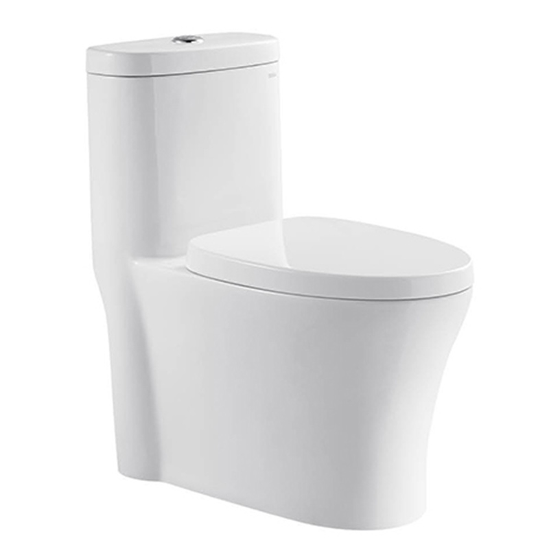 Inodoro con sifón de doble descarga American Best Flushing, 1 pieza para baño