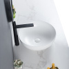 El mejor lavabo de baño blanco europeo elegante inspirado en el estilo clásico contemporáneo moderno