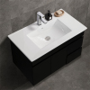 White color bathroom cabinet basin table top vanity basin