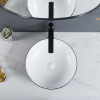 Modern New Hand Wash Basin With Smooth And Non-Porous Surface Bathroom Sink 