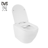 Bathroom Wall Mount Ceramic Wc set Concealed Cistern Wall Hung p Trap Toilet With Tank