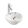 White Porcelain Ceramic Vessel Vanity Sink Art Basin