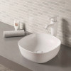 Counter top porcelain face wash sink