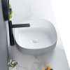 Lavabo de cerámica de porcelana con diseño artístico para tocador