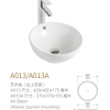 White Porcelain Ceramic Vessel Vanity Sink Art Basin