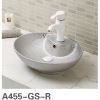 Large Size Oval Shape Ceramic Art Basin Lavatory