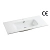 Vitreous China Rectangular Vanity Top Bathroom Cabinet Wash Basin